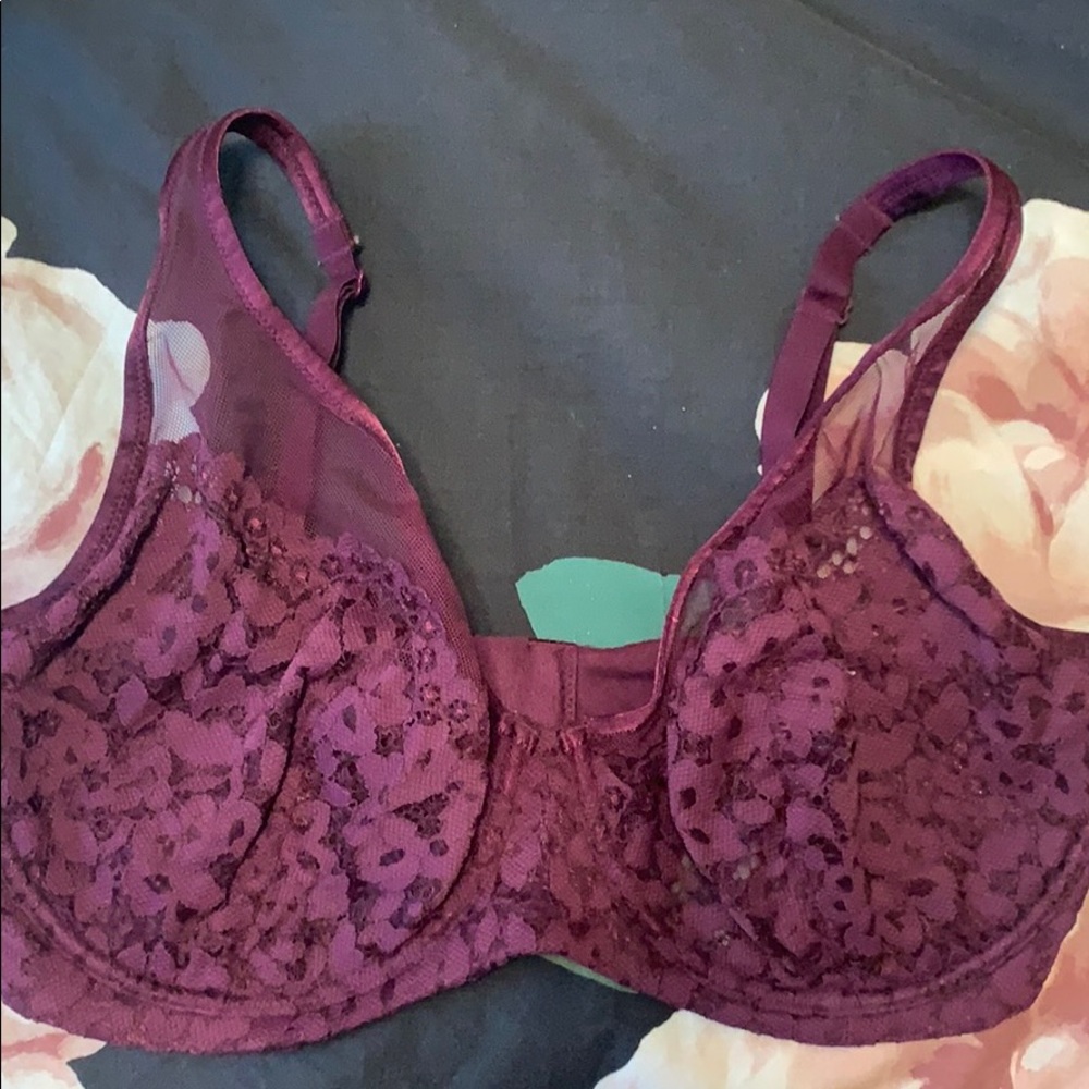 Unlined Body by Victoria Demi Bra - Eggplant